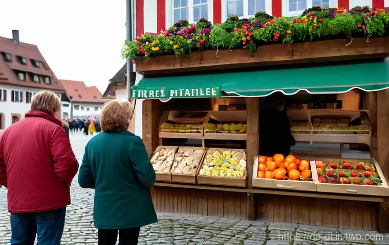 음식 나눔의 사회적 가치 - **Prompt 1: Community and Connection at a German Fairteiler**
    An uplifting and warm scene at a p...